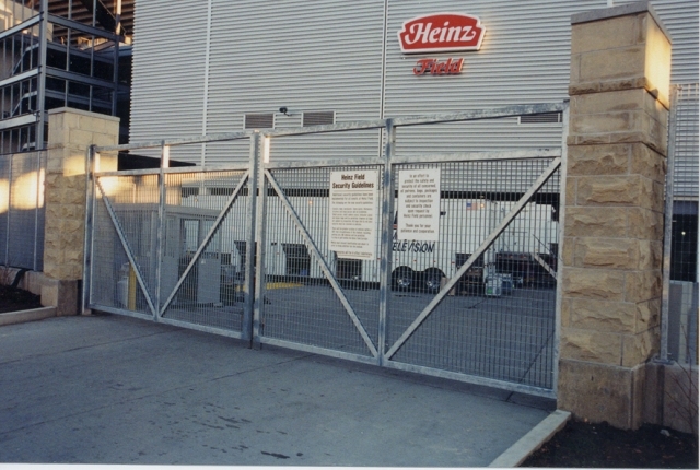 Silver Shop Safety Gate