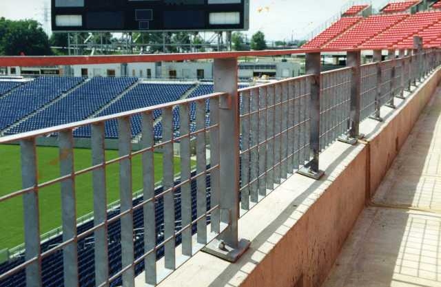Silver Safety Railings