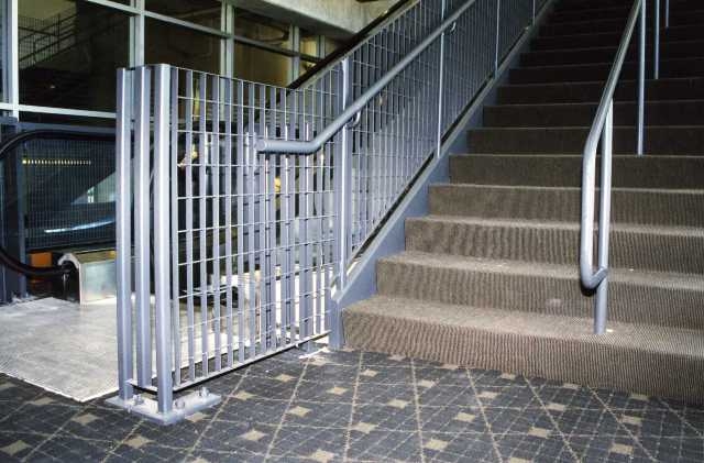 Silver Stairs Railing