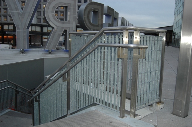 Silver Fence Stair Railing