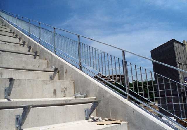 Fenced Stair Railing