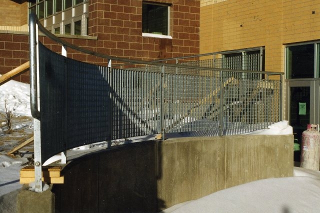Fenced Round Safety Railing