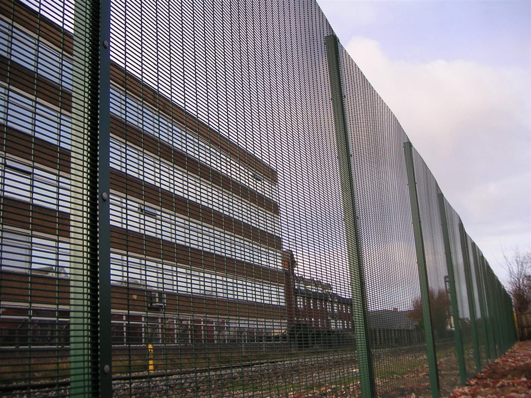 Black 358 High Security Wire Mesh Fencing