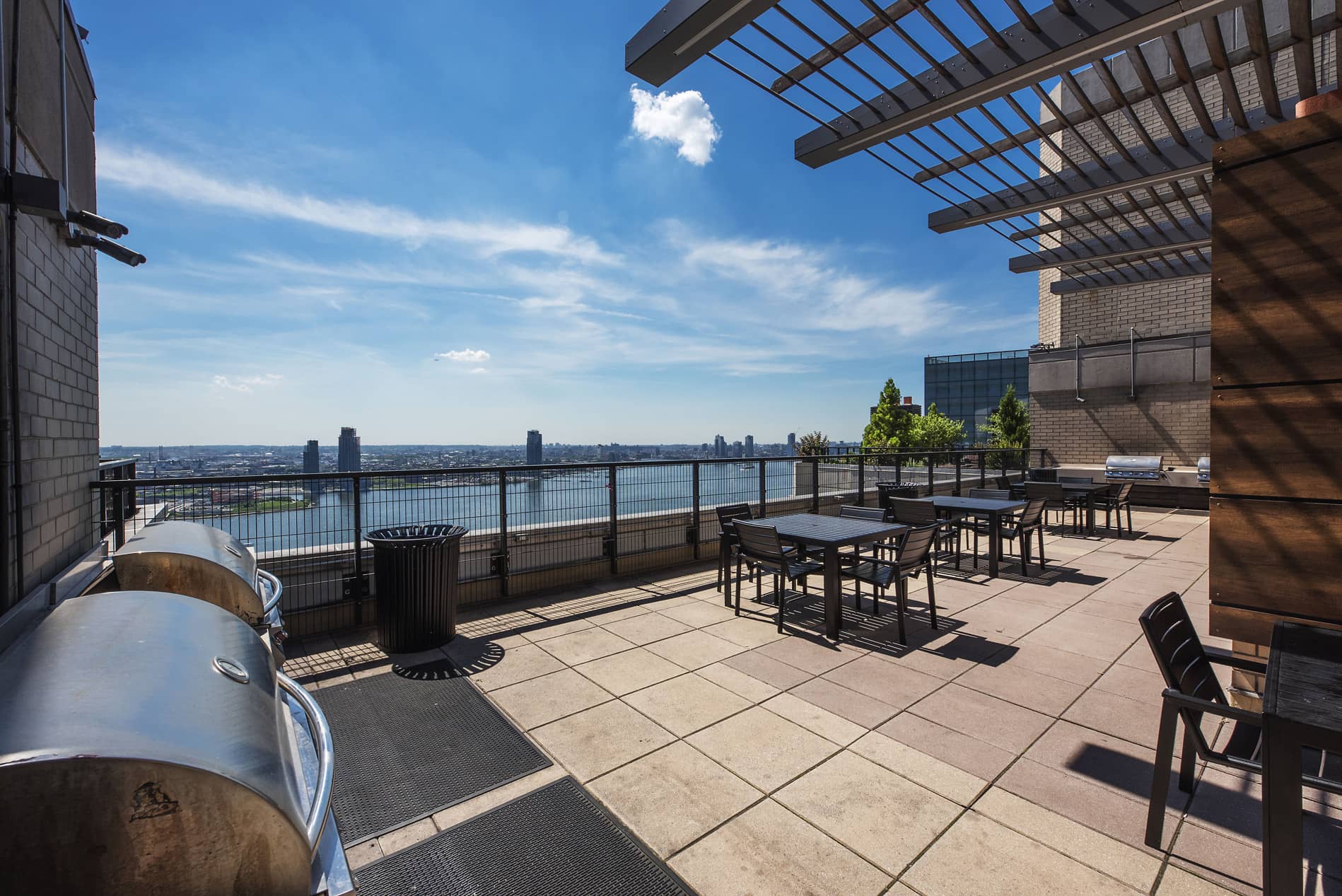 Rooftop railing