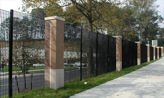 Black Security Fence Railing