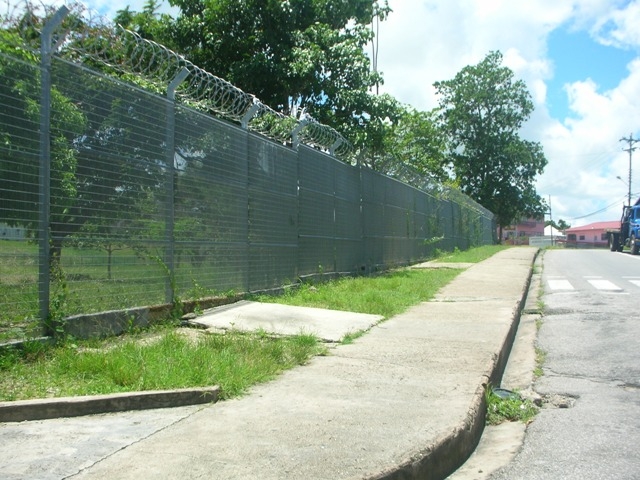 roadside Galvanised fencing