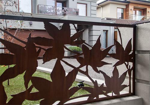 Floral Gallery Safety Metal Railing