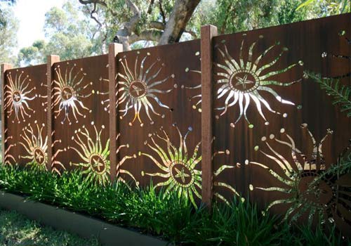 Sunflowered Metal Panel