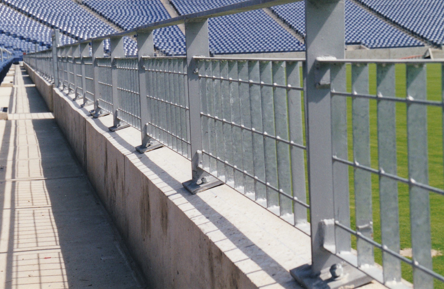 White Vertical Slat Railing