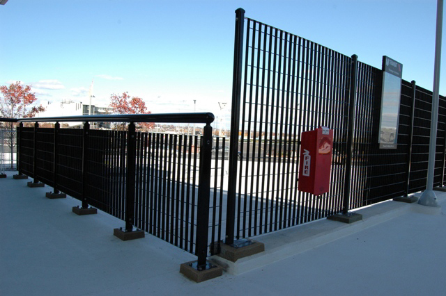 Stainless Steel Black Security Gate, For Commercial