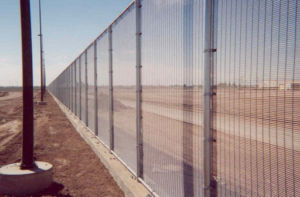 metal security fence